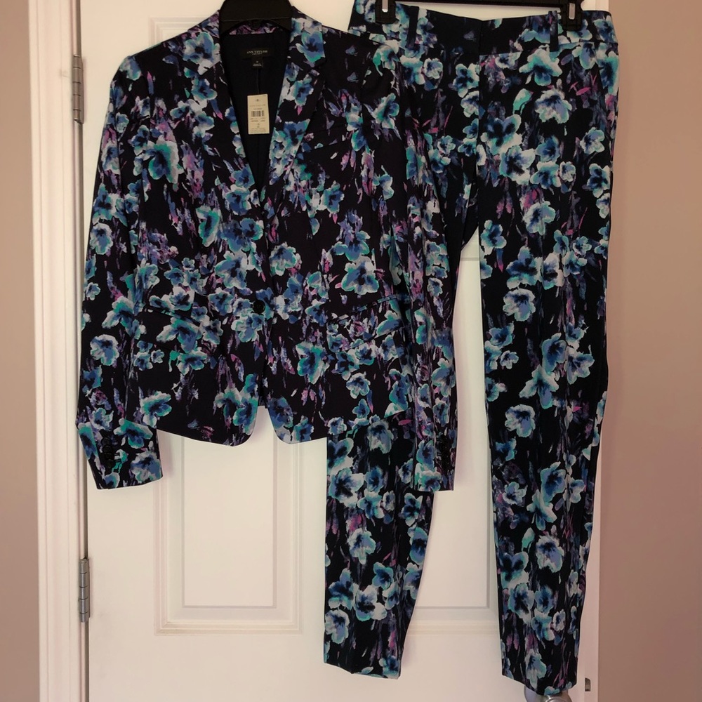 Ann Taylor Floral Suit